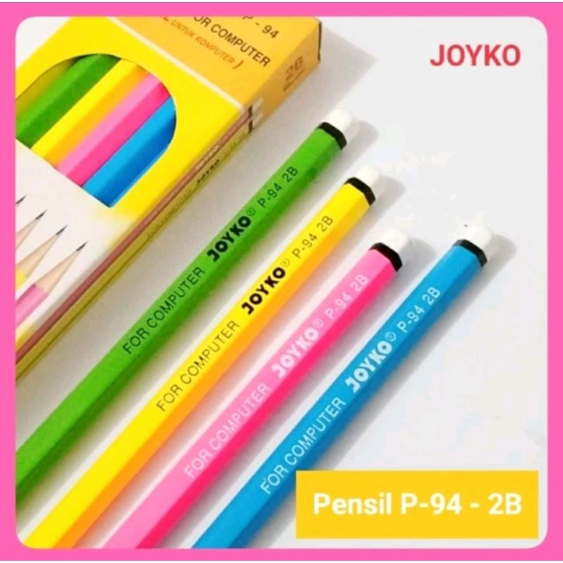 

Pensil 2B joyko P-125 & P88 1 Pak 2pcs