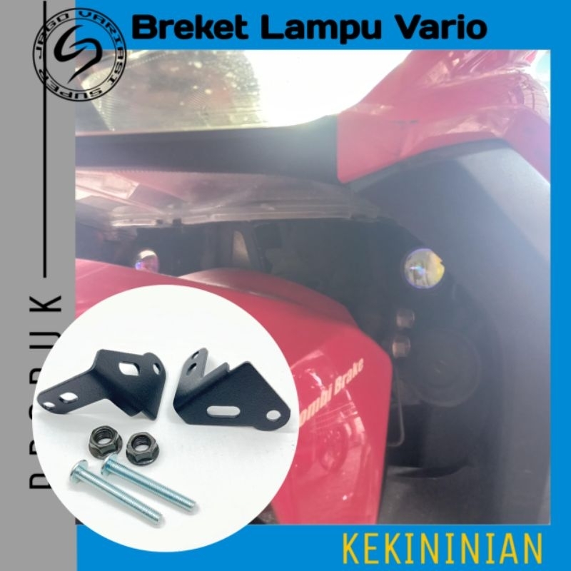 Bracket Lampu D2 Laser Vario New 125 150 Dudukan Lampu Tembak Vario