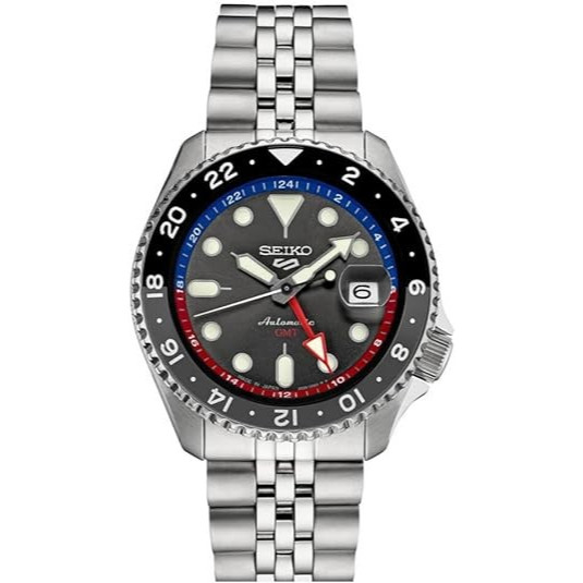 SEIKO USA Exclusive SSK019 SSK019J1 Pepsi GMT 5 Sports Limited Edition