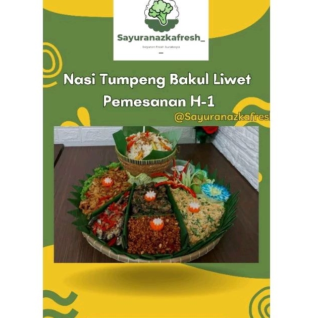 

Nasi Tumpeng Bakul liwet [Pemesanan H-1]