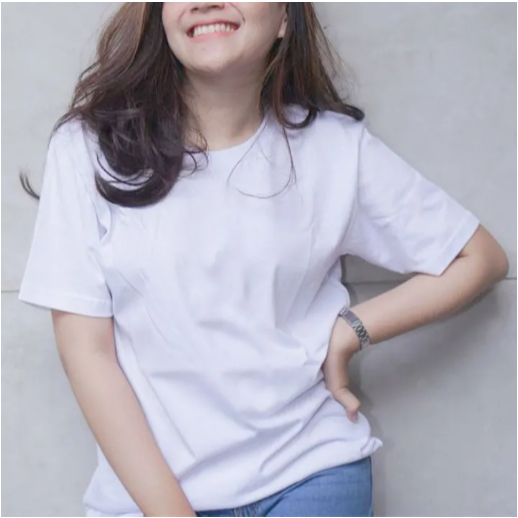 kaos polos wanita./baju polos wanita/kaos lengan pendek/kaos polos dalaman wanita/kaos cewek polos/b