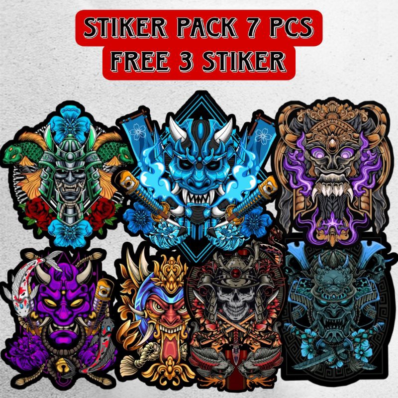 

Sticker Hologram Stiker Case Hp Stiker Helm Sticker Vinly Glossy Stiker Premium Stiker Pack Isi 10 pcs