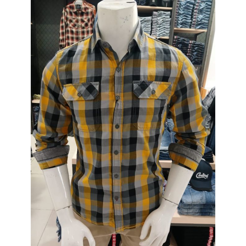 KEMEJA PRIA CARDINAL JEANS KUNING