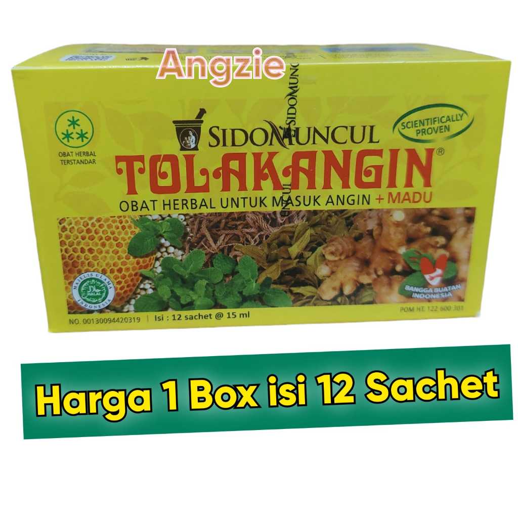 

Tolak Angin Sidomuncul 1 dus isi 12 sachet