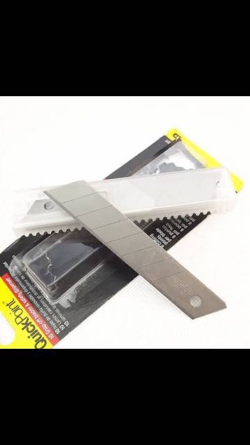 

BARANG ORIGINAL mata pisau Cutter 18mm SO Knife Blades 1pcs1131T Stanley