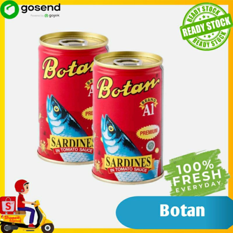 

Botan Sarden Mackerel Saus Tomat Kaleng 425Gr