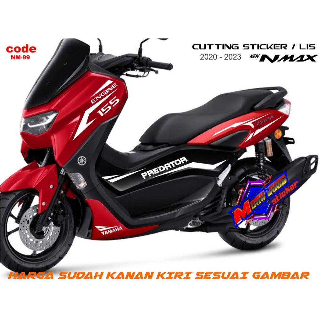 CUTTING STICKER NMAX 155 NEW 2022 STRIPING NMAX BARU