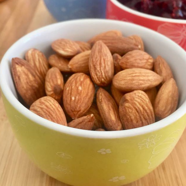 

DISKON BESAR 25gram ALMOND PANGGANG ORIGINAL TAWAR tanpa kulit Roasted Plain blue diamond