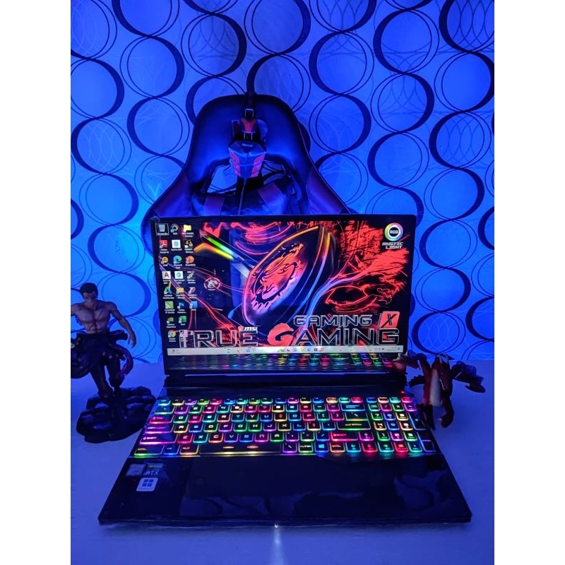 MSI RAIDER GL65 9SEK FULSET NVIDIA RTX VGA 6Gb [RAM 24GB/512Gb NVIDIA RTX 2060 VRAM 6GB]
