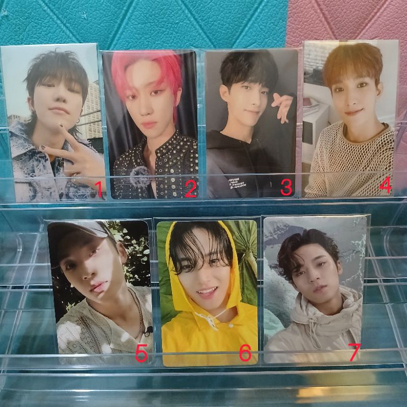 Seventeen Photocard/PC Official The8/Minghao/Mingyu/Dk/Dokyeom 97 Line