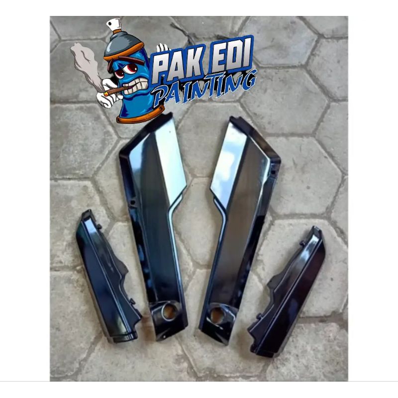 COVER BODY SET TUTUP AKI HONDA WIN 100 BODY SET WIN HITAM