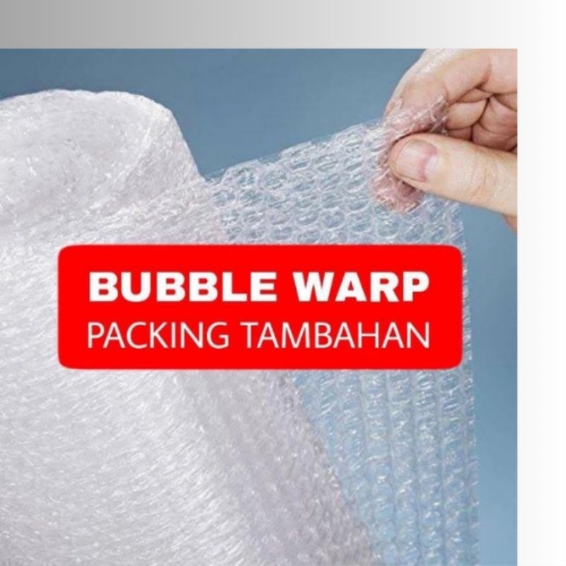 

TAMBAHAN BUBBLE WRAP PACKING AMAN