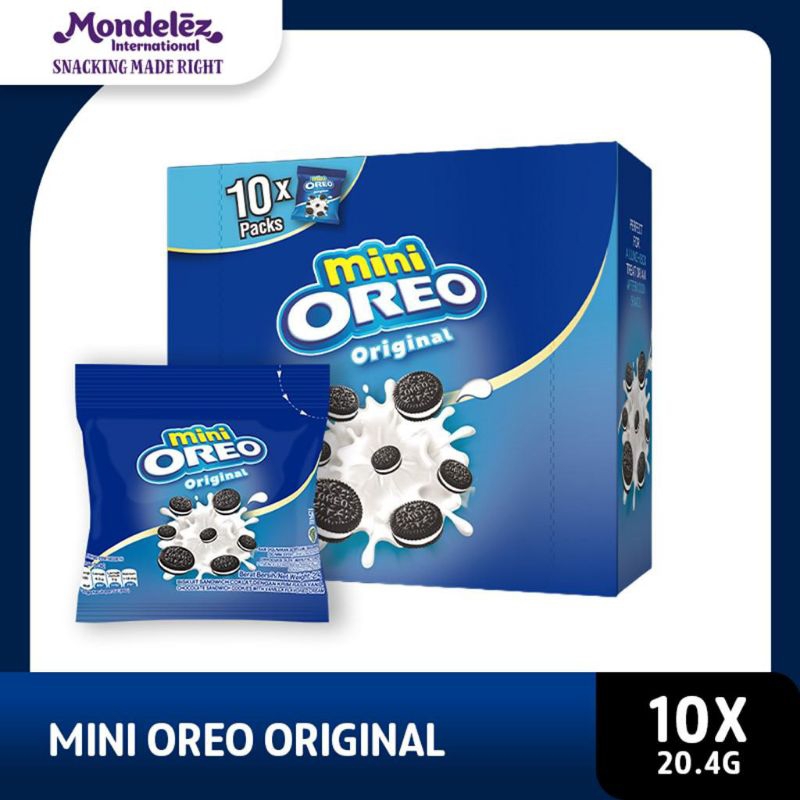 

mini oreo biskuit original | box isi 10 pcs cocok untuk travelling