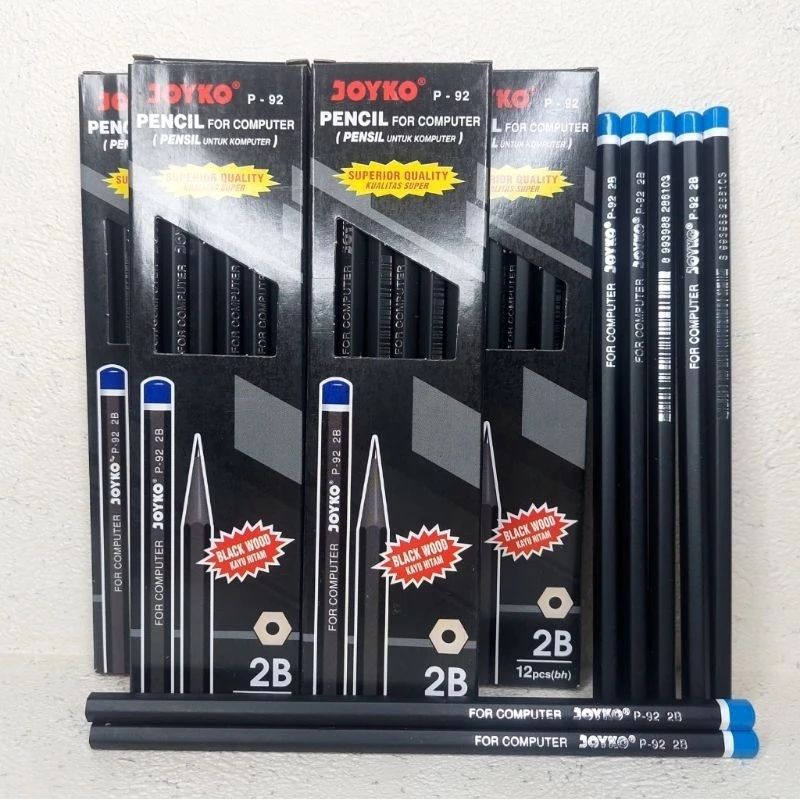 

Pensil 2B Hitam Joyko P-92 isi 12 pcs