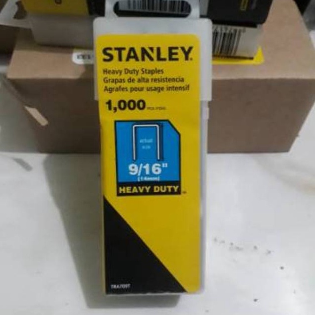 

EKSKLUSIF isi staples 916 14mm Heavy Duty Staples TRA79T stanley 1 pc