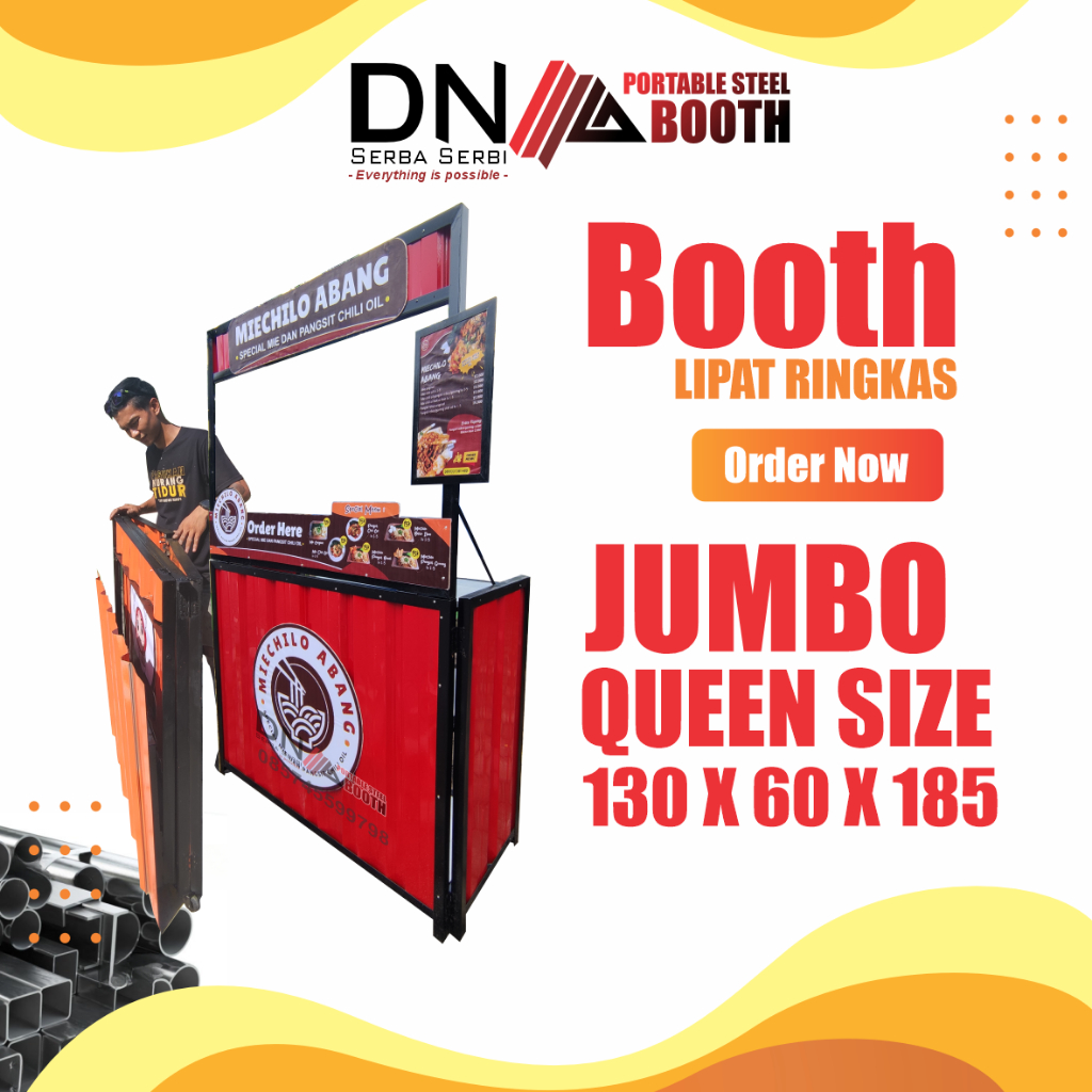 MG l BOOTH CONTAINER EXTRA JUMBO [MURAH][BESI][MURAH][MEJALIPAT][KONTAINER][GEROBAK][FRANCHISE][LIPA