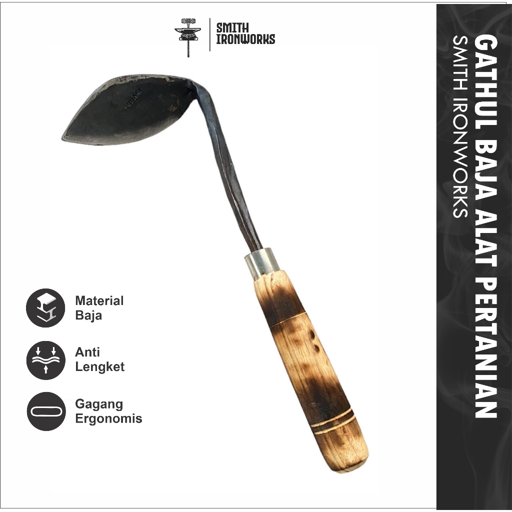 GATHUL BAJA KORET RUMPUT CANGKUL MIRING ALAT PERKEBUNAN