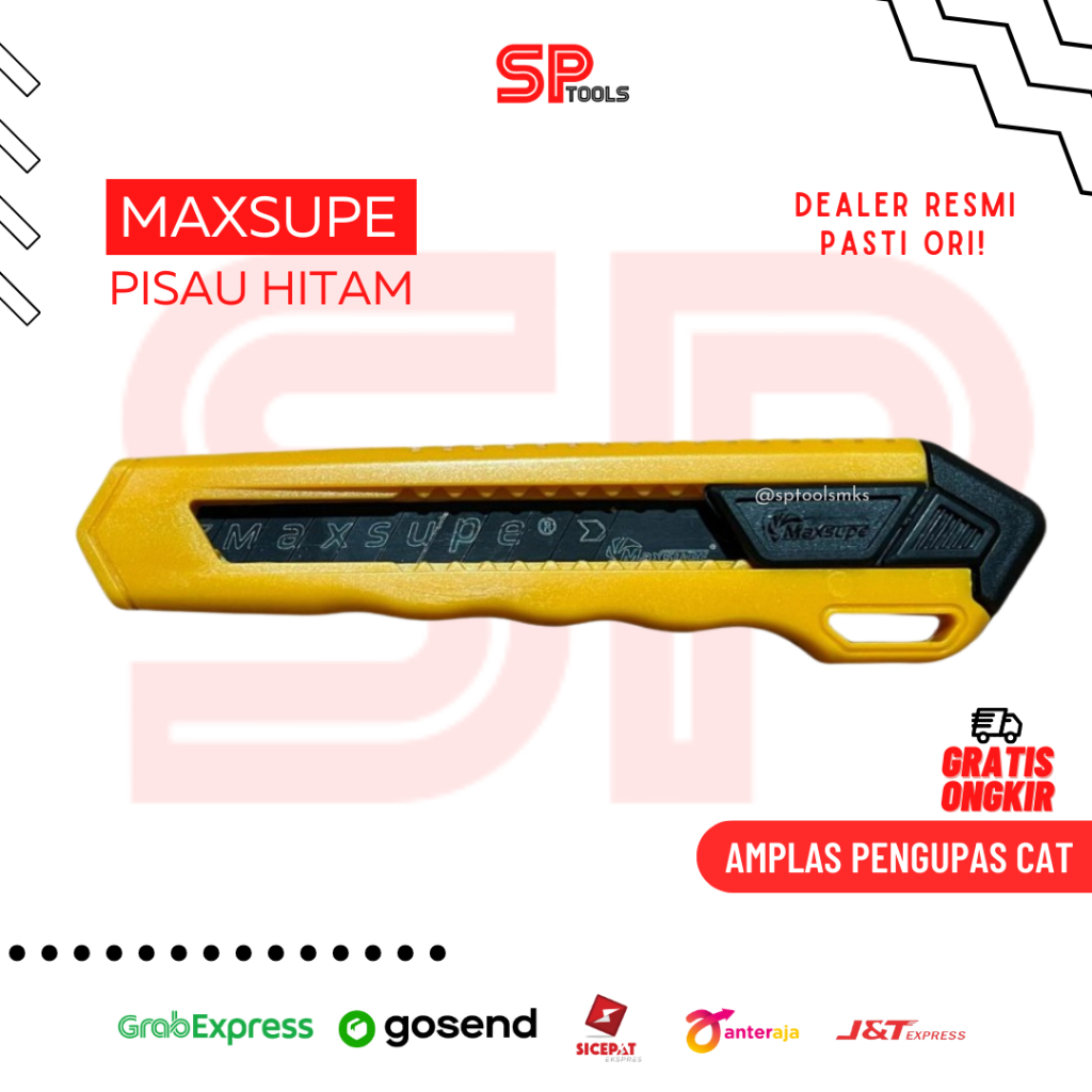 

PISAU CUTTER CUTER PEMOTONG POTONG BLADE (PISAU HITAM) MAXSUPE