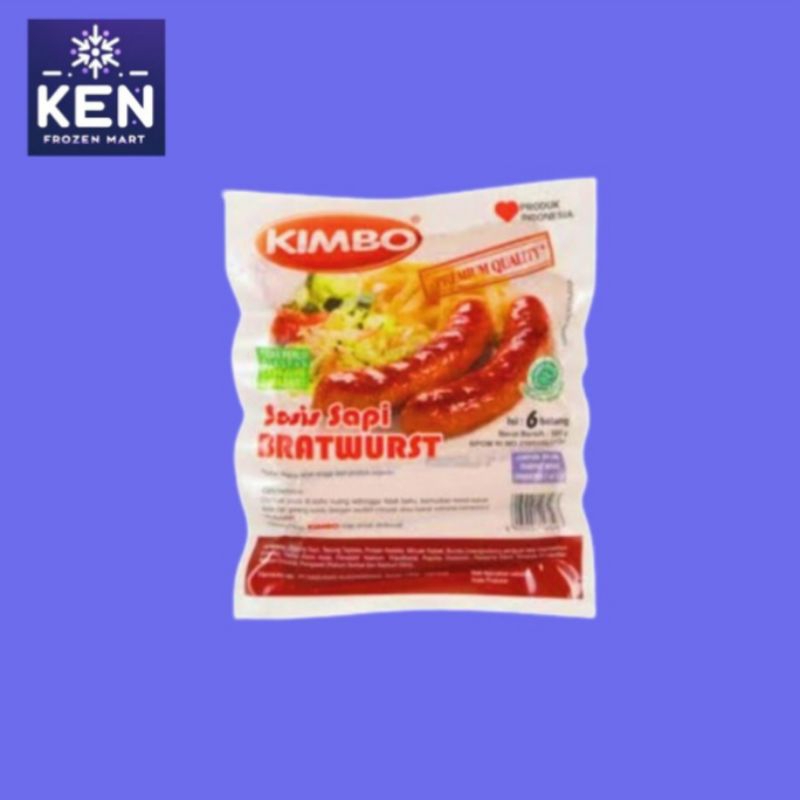 

KIMBO Sosis Jumbo Bratwurst 6+1pcs 500gr