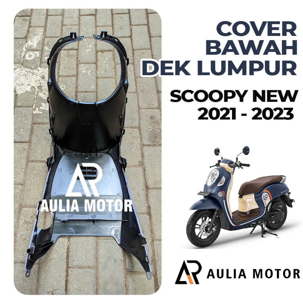 Panel bawah dek lumpur scoopy new 2021 2022 2023