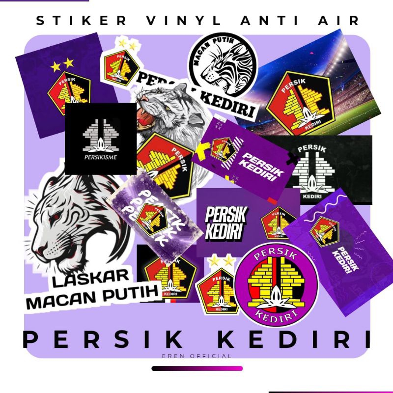 

STIKER CLUB BOLA VERSI PERSIK KEDIRI ANTI AIR ISI 100 PCS PREMIUM TERBARU