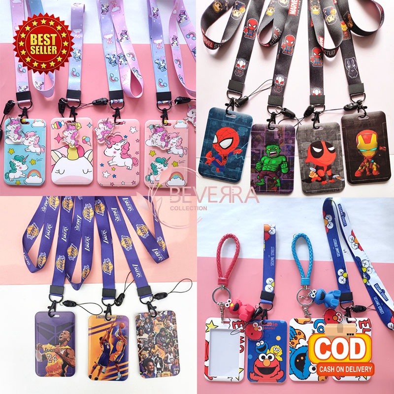 

WOW Name Tag Id Card Holder Korea Motif Kartun Hardcase Aksesoris Tempat Kartu Identitas E Toll Murah GTG