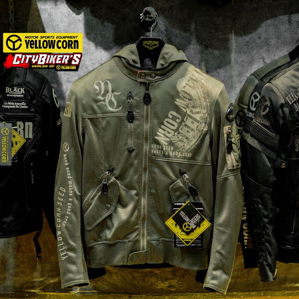 Yellowcorn Hoodie Jacket Seed SJ4107 khaki / New Collection 2024