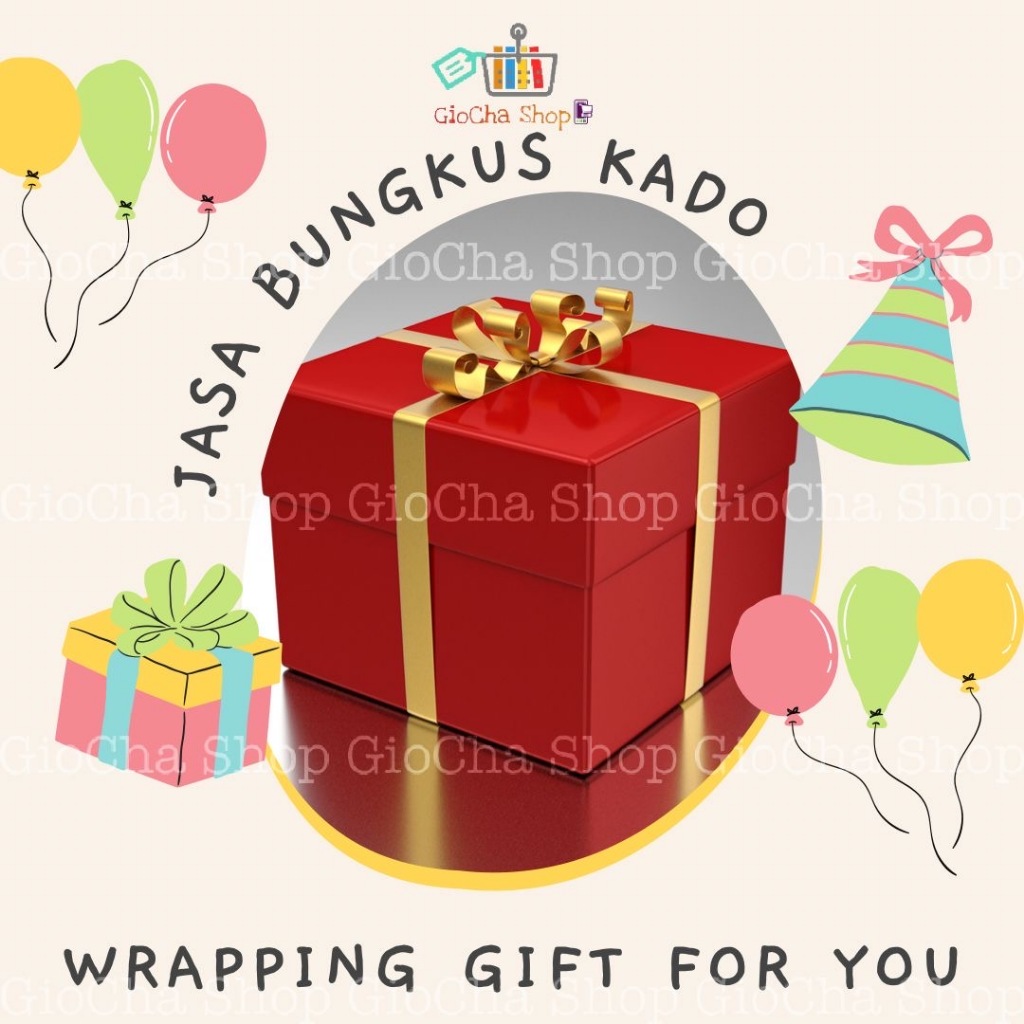 

(WAJIB BACA DESKRIPSI) JASA BUNGKUS KADO, KERTAS KADO, KARTU UCAPAN / WRAP GIFT / CUSTOM HAMPERS