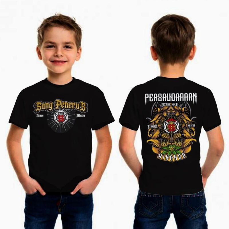 [ Usia 1-12Tahun ] Kaos Anak PSHW Winongo 1903 - Size S,M,L,XL,XXL,XXXL - Kaos Persaudaraan Setia Ha