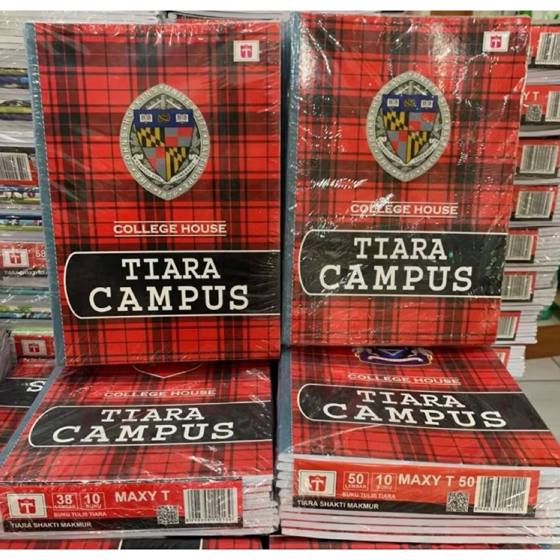 

Buku Tiara Campus 1 pak isi 10 buku (38 & 50 lembar)