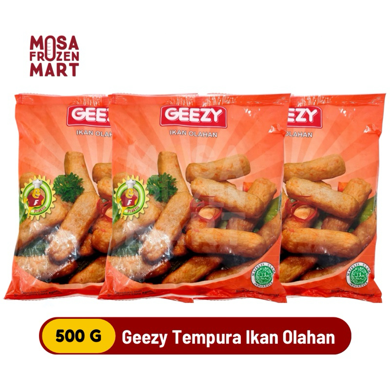 

Geezy Tempura Ikan 500gr | Geezy Tempura ikan Olahan