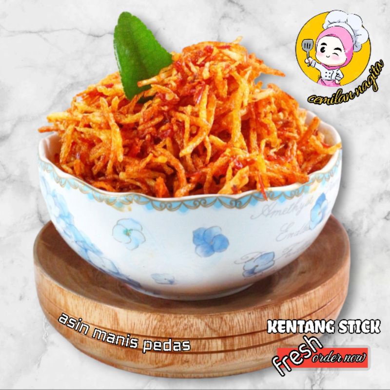 

kentang Mustofa 100 % asli resep nenek moyang pedas manis