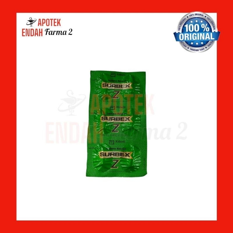 SURBEX Z 6 TAB PERSTRIP VITAMIN