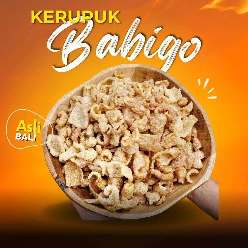 

Kerupuk babi BABIGO asli Bali 250 gramEnak Bumbu Bali oleh oleh khas Bali