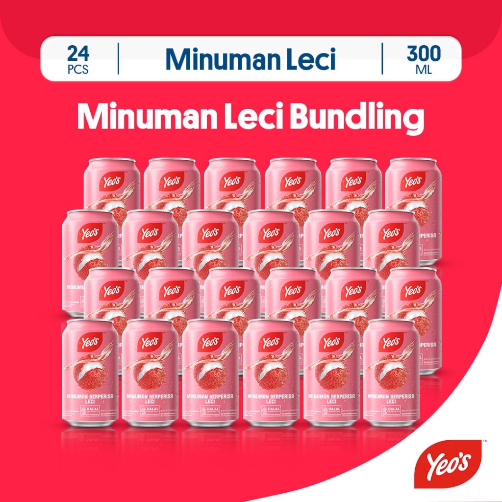 

Yeos Minuman Kaleng Leci 300ml - 24 pcs