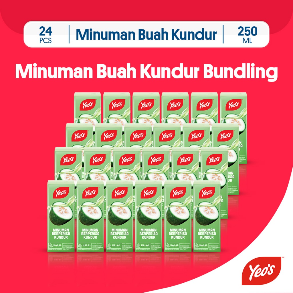 

Yeos Minuman Kaleng Buah Kundur Wintermelon 250 ml - 24 Pcs