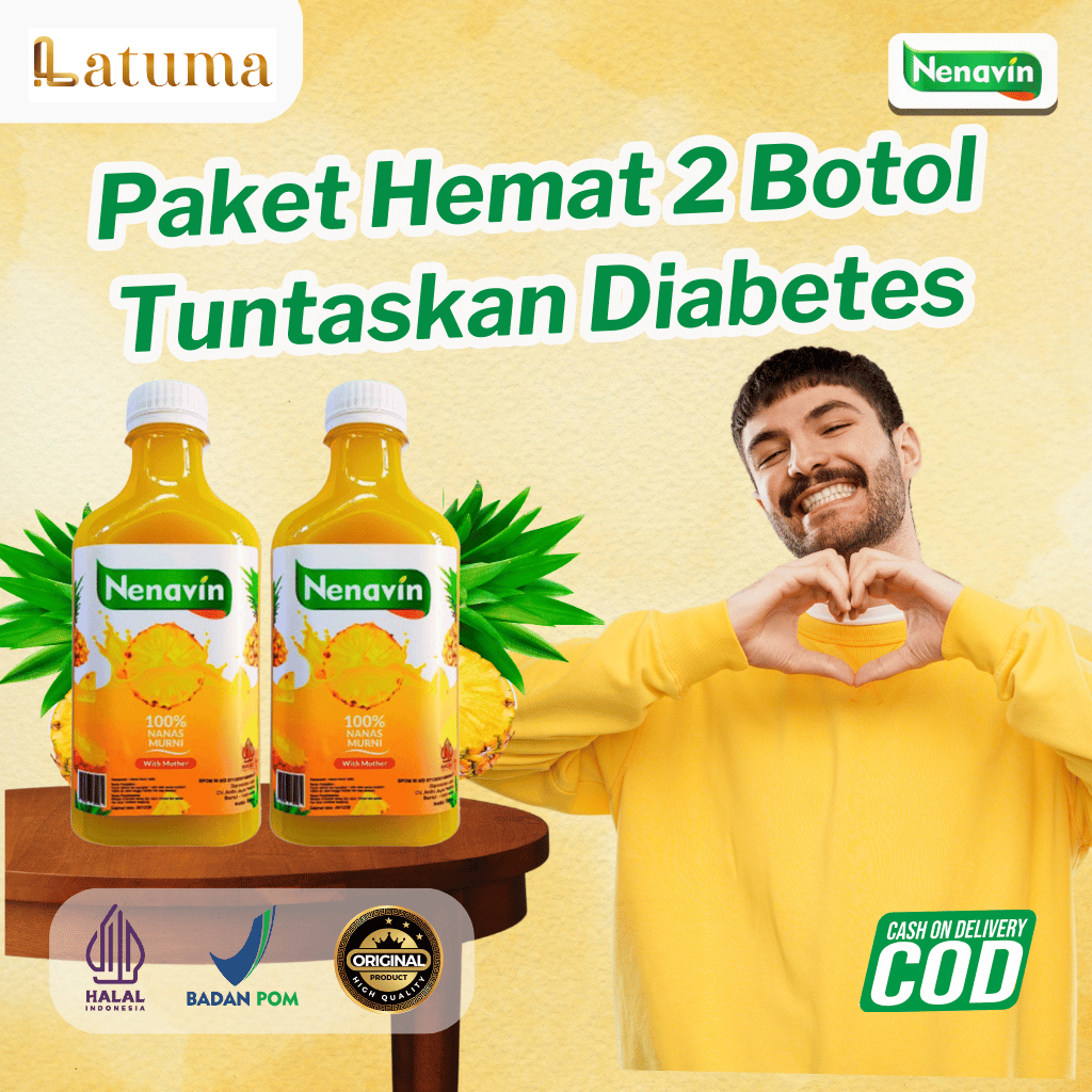 

NENAVIN Cuka Nanas 2 Botol - Membantu Atasi Diabetes dan Kontrol gula dalam darah