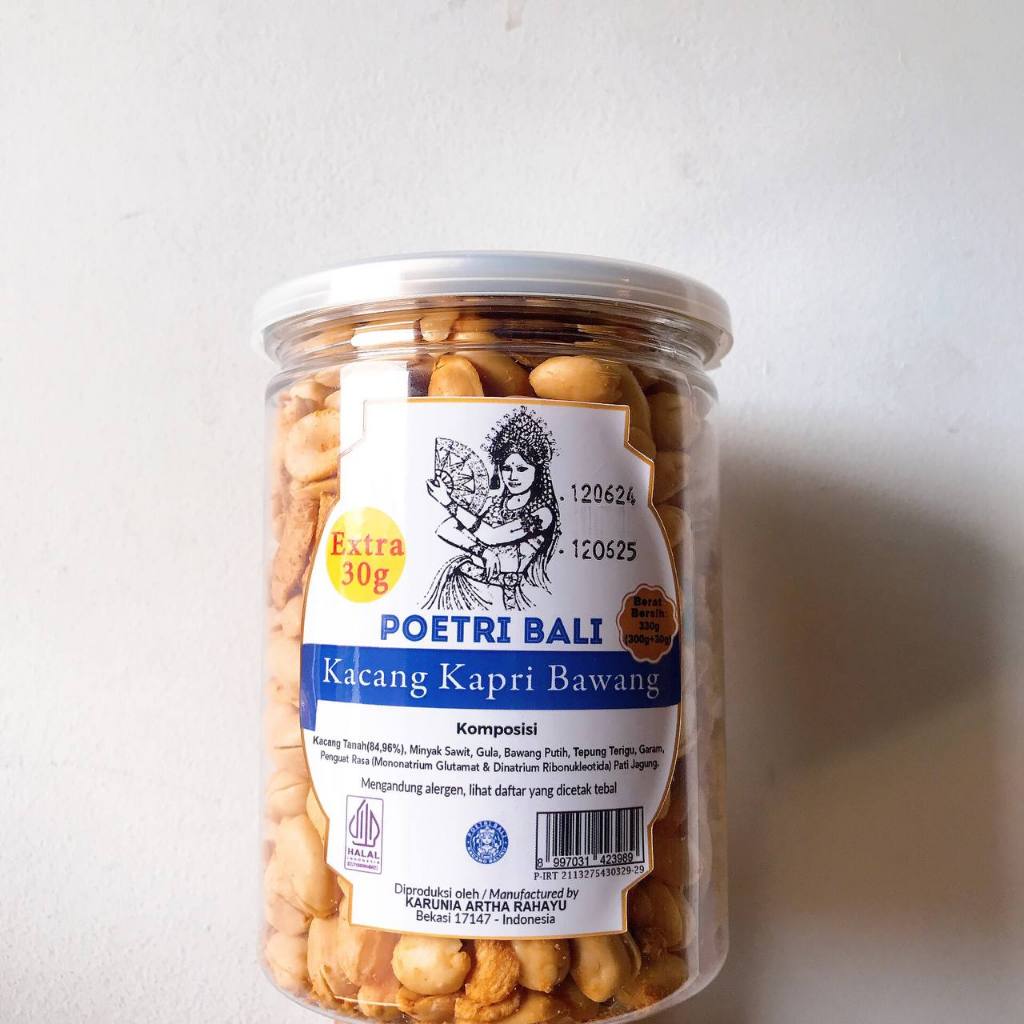 

Kacang Bawang Poetri Bali 320gr