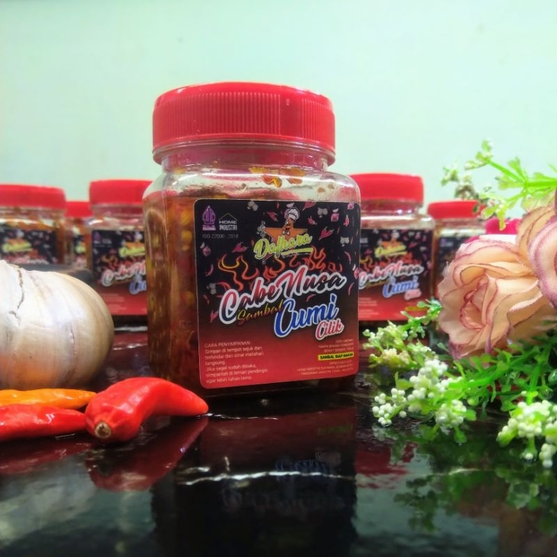 

Dafhara sambal cumi dan sambal kemangi ( 160 gram )
