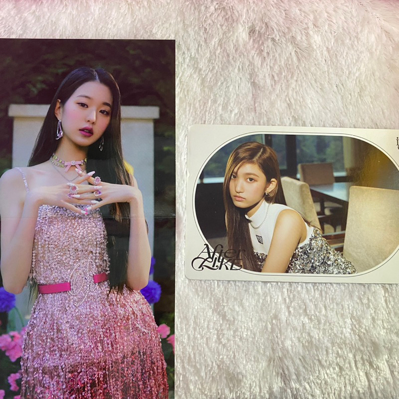 poscard & poster ive wonyoung love dive leeseo after like