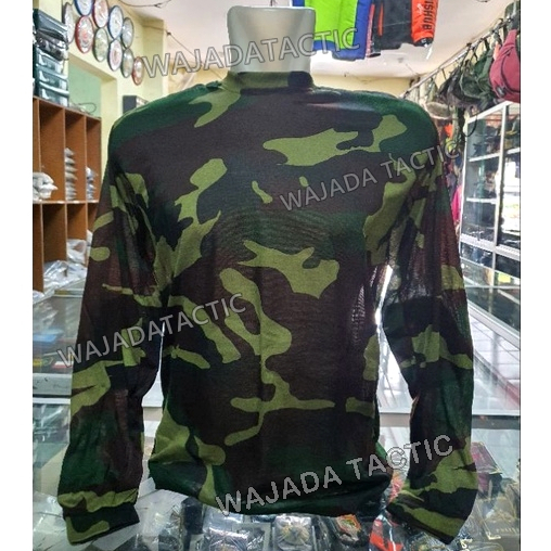 Kaos Loreng US Lengan Panjang - Kaos Army Tactical - Kaos Panjang Loreng Banser