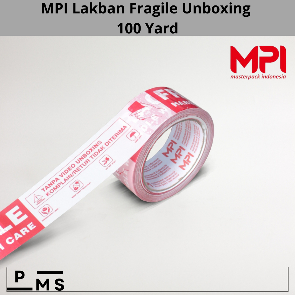 

Lakban Fragile Unboxing 100 Yard - Wajib Unboxing x 100 Yard MPI