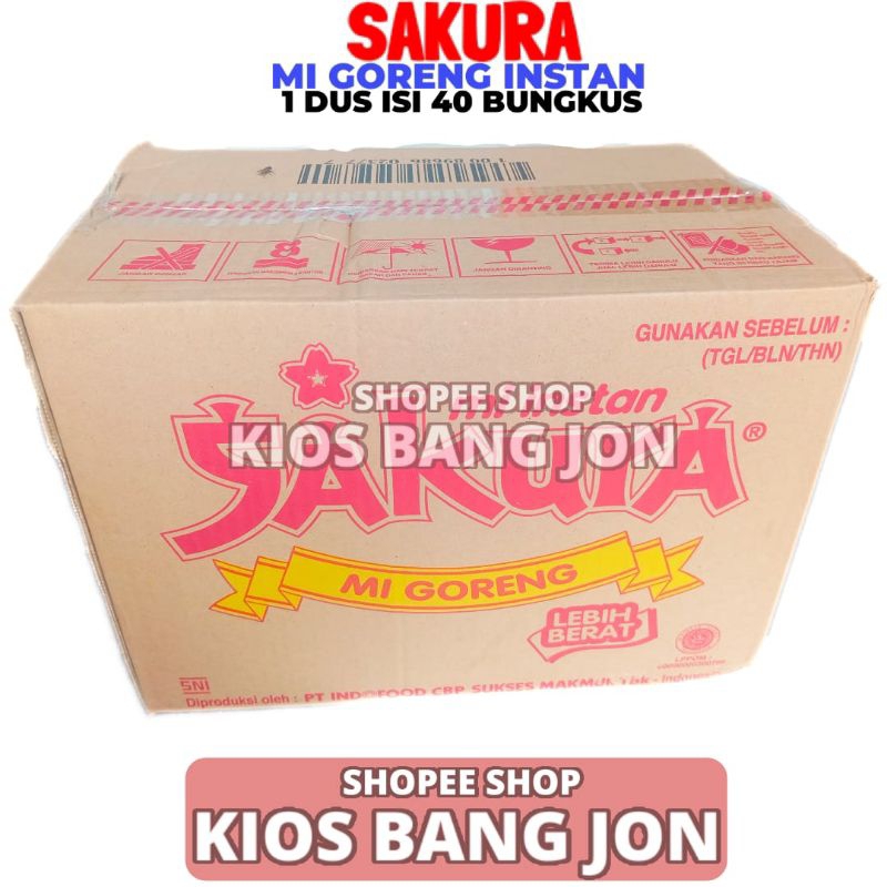 

Sakura Mie Goreng Instan 1 Dus Isi 40 Bungkus