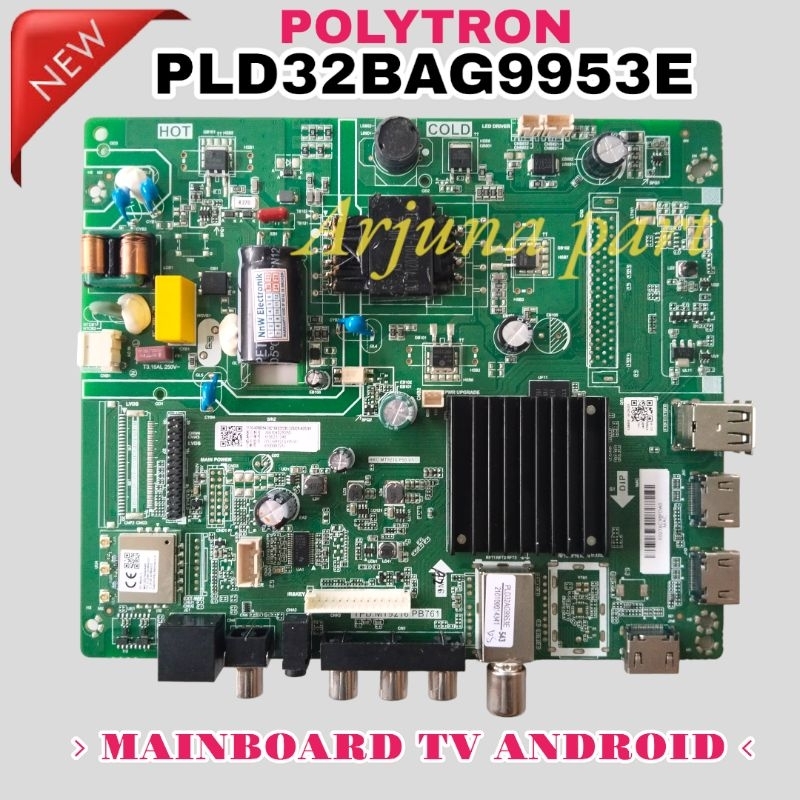 MAINBOARD TV POLYTRON PLD32BAG9953E / MB TV POLYTRON PLD32BAG9953E / MESIN TV POLYTRON PLD32BAG9953E