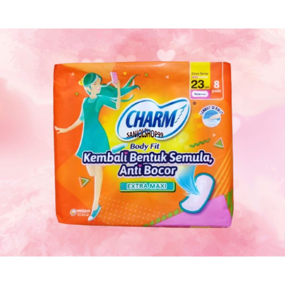 Pembalut CHARM BF Extra maxi Non WING isi 8 pcs