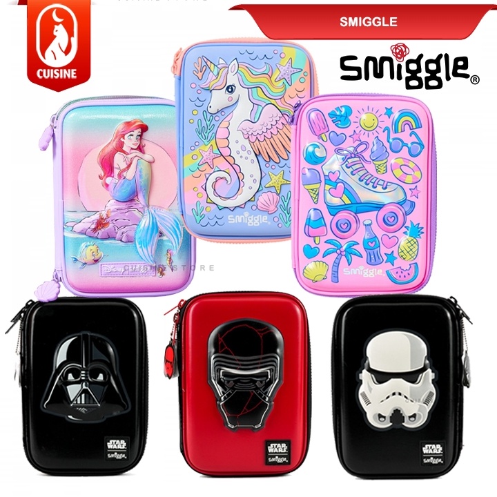 

KODE X9K4 Kotak Pensil 3D SMIGGLE Hard Top Pencil Case Besar