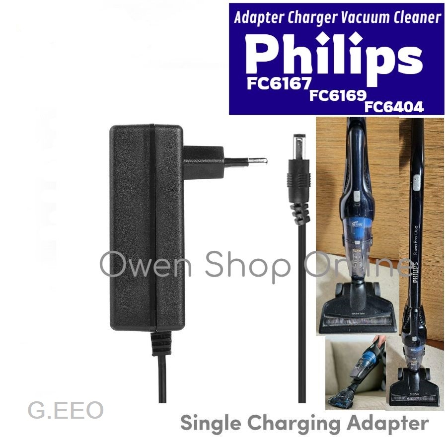 Charger Adaptor Philips FC6167 Vacuum Cleaner FC6169 FC6404 Vakum Adapter