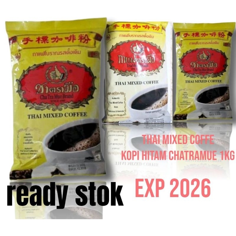 

Thai mixed coffe 1kg kopi hitam merk tramue // produk by Thailand