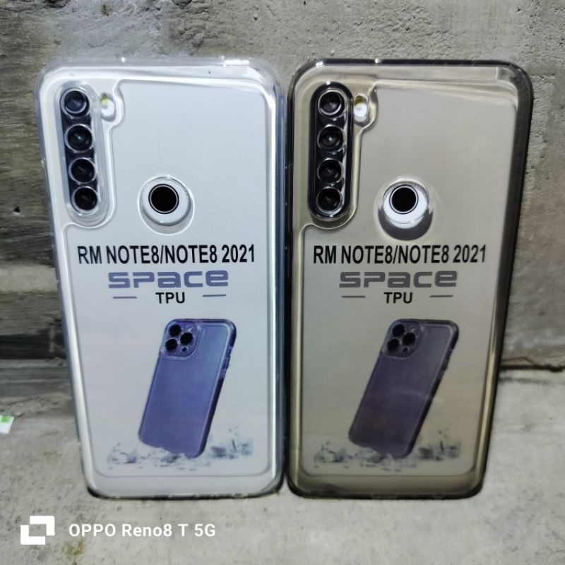 Softcase Casing REDMI NOTE 8/REDMI NOTE 8 2022 Selikon Bening Trasparan Pelindung belakang HP+Camera