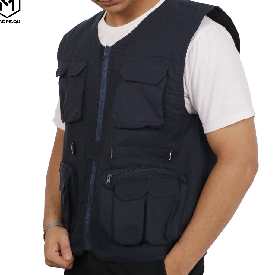 Model Baru Madrequ  511 Series  Rompi Lapangan Tactical Pdl Outdoor Biru Navy